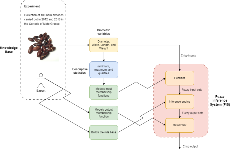 Avaliação da qualidade morfológica da amêndoa de baru via sistema fuzzy